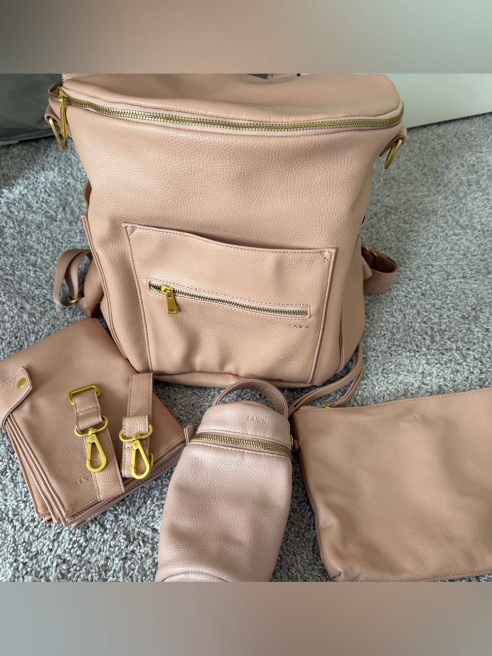Fawn Design Diaper Bag and Accessories